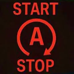 Kontrolki Mercedes Sprinter: symbol "Start-Stop" z literą "A" w okręgu i strzałką. Opis systemu.