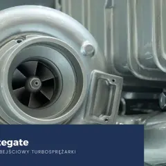 Zawór wastegate to kluczowy element turbosprężarki. Widoczny metalowy element z wirnikiem.