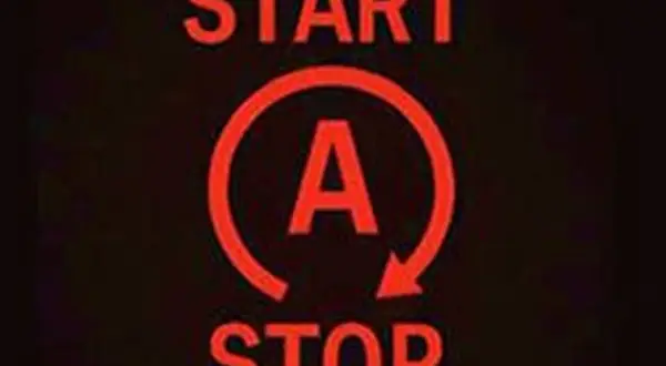 Kontrolki Mercedes Sprinter: symbol "Start-Stop" z literą "A" w okręgu i strzałką. Opis systemu.